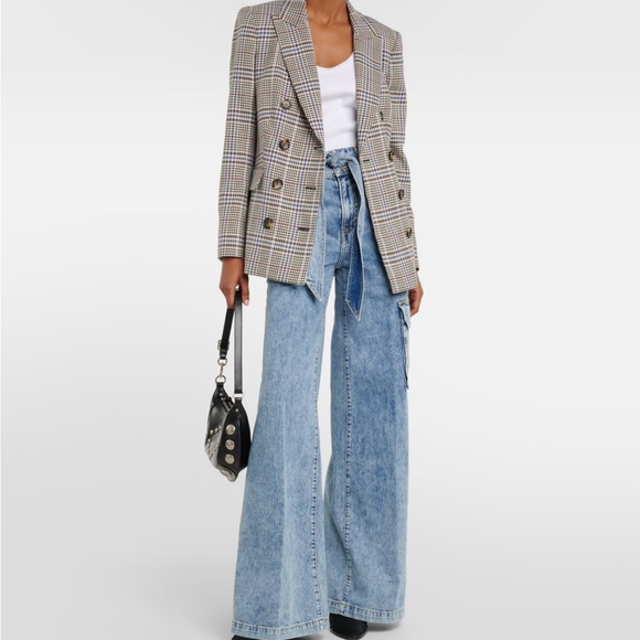 Veronica Beard Belisa High Waist Cargo Jeans - Women’s Size 27 - New With Tags - Picture 4 of 11